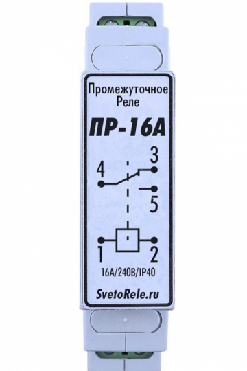 Промежуточное реле ПР-16А (16А/IP40)
